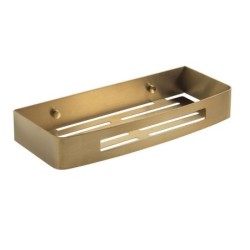 NERVA JABONERA RECTANGULAR ORO MATE