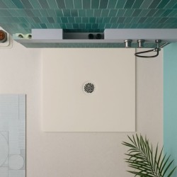 PLATO DUCHA NEO KROMAT LISO PIETRA 80X80