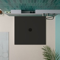 PLATO DUCHA NEO KROMAT LISO GRAPHITE 100X100