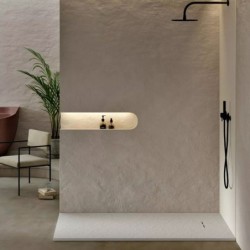 PLATO DUCHA ALMA SLATE BLANCO 120X70