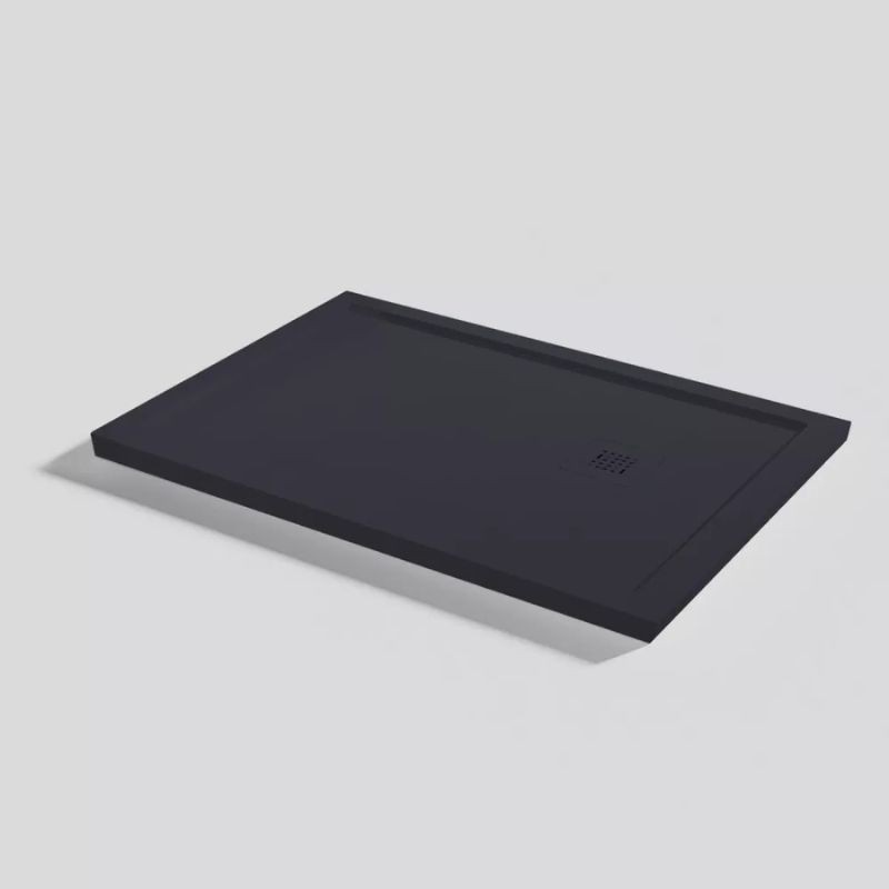 PLATO DUCHA ARQ ZERO NEGRO 100X80