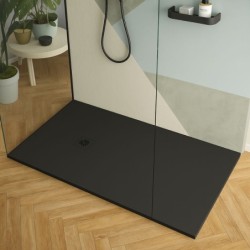PLATO DUCHA NEO KROMAT LISO GRAPHITE 100X80