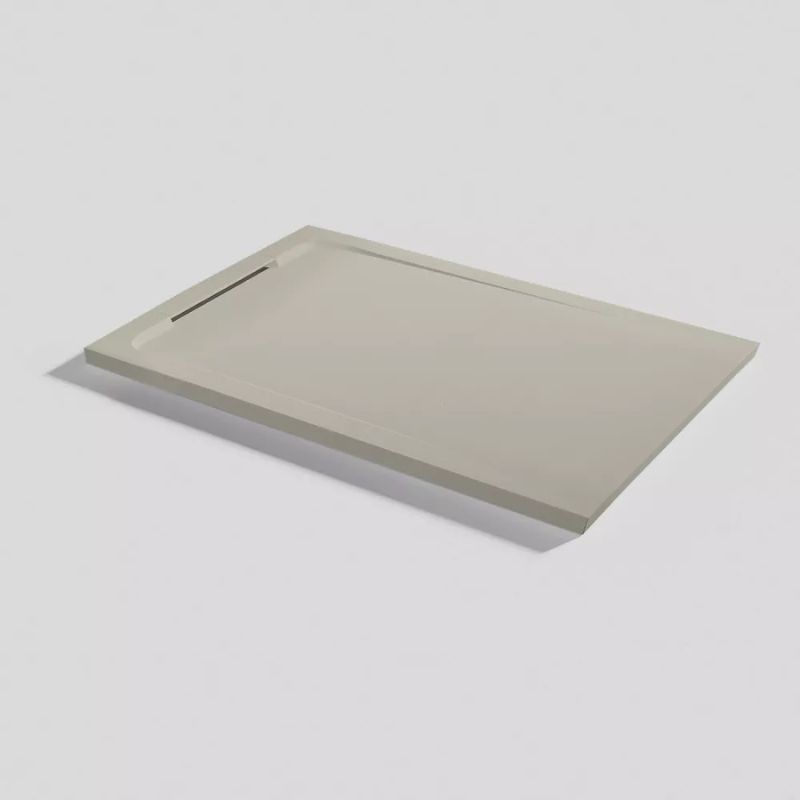PLATO DUCHA HALO ZERO CREMA 120X80