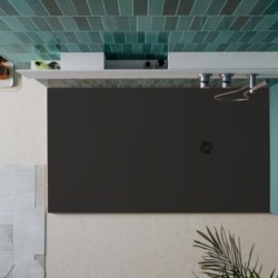 PLATO DUCHA NEO KROMAT LISO GRAPHITE 120X80