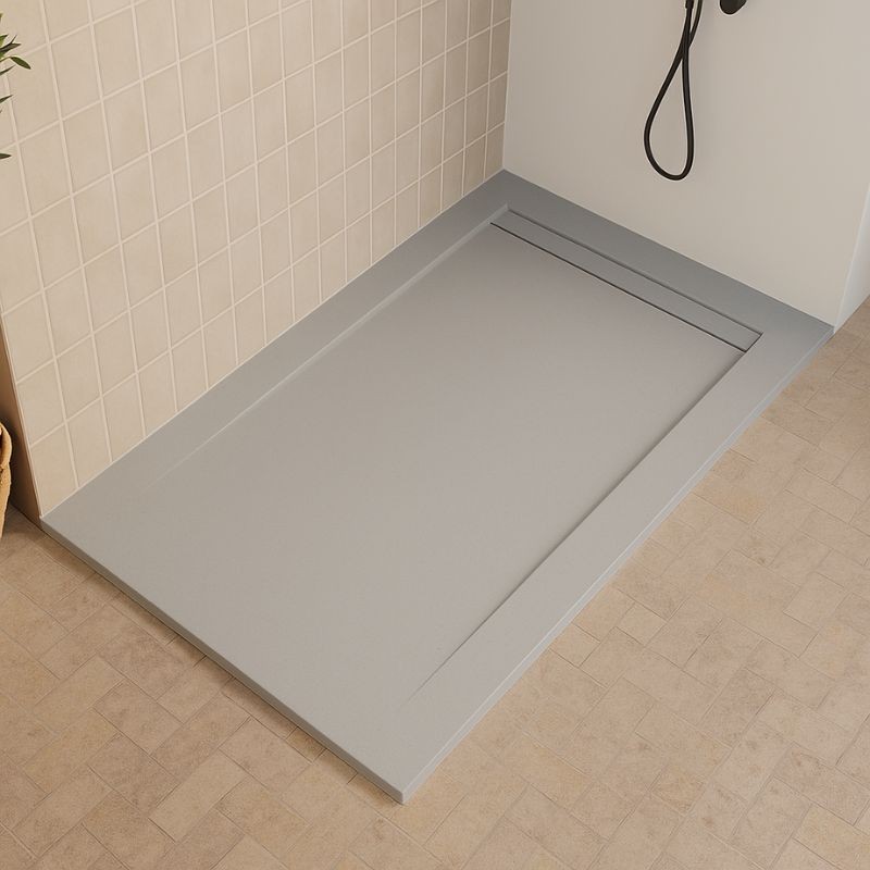 PLATO DUCHA LINE X KROMAT PIZARRA CEMENT 120X80