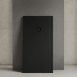 PLATO DUCHA SELENE NEGRO 140X80