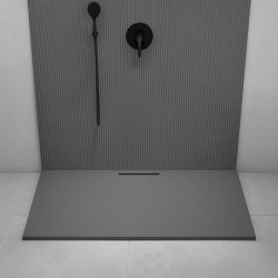 PLATO DUCHA TRACE GRIS 140X80