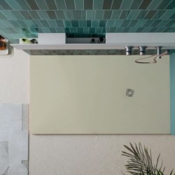 PLATO DUCHA NEO KROMAT LISO BEIGE 140X80