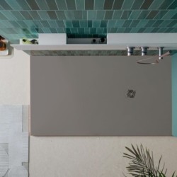 PLATO DUCHA NEO KROMAT LISO IRON 140X80
