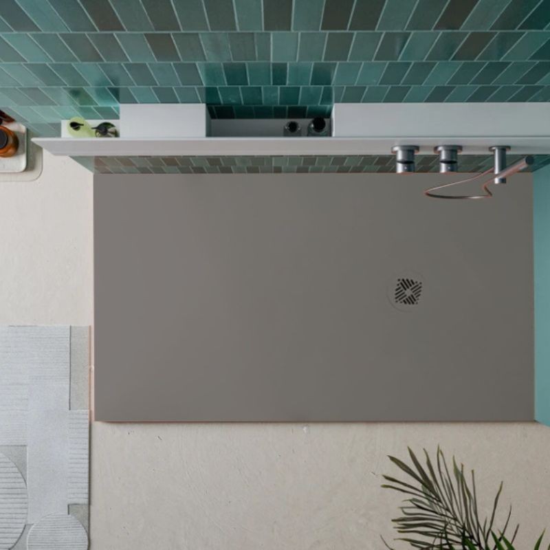 PLATO DUCHA NEO KROMAT LISO IRON 100X90