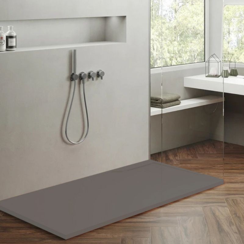 PLATO DUCHA TWINS YL KROMAT IRON 100X90
