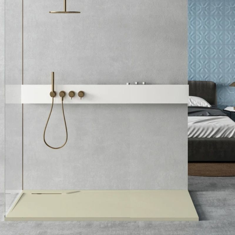 PLATO DUCHA TWINS YR KROMAT BEIGE 120X90