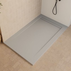 PLATO DUCHA LINE X KROMAT PIZARRA CEMENT 140X90