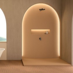 PLATO DUCHA TRACE CAPUCCINO 160X80