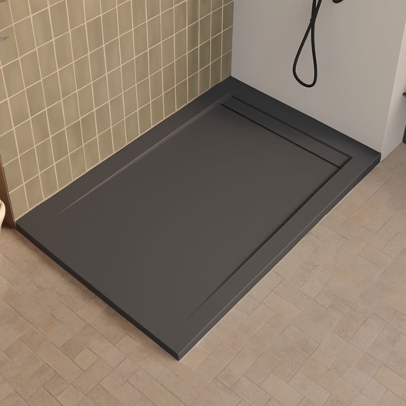 PLATO DUCHA LINE X KROMAT PIZARRA IRON 160X80