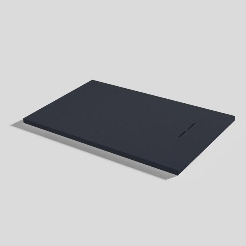 PLATO DUCHA ALMA SLATE NEGRO 160X90