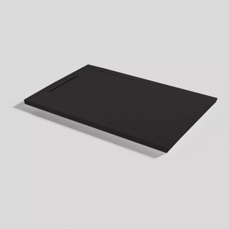 PLATO DUCHA HALO ZERO MOKA 160X90