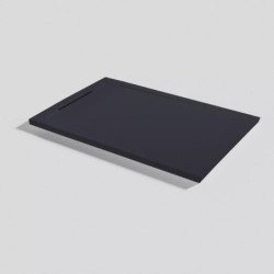 PLATO DUCHA HALO ZERO NEGRO 160X90