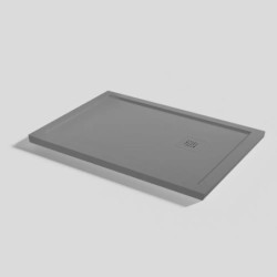 PLATO DUCHA ARQ ZERO CEMENTO 160X90