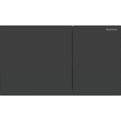 PULSADOR GEBERIT SIGMA70 DOBLE DESCARGA SQUARE NEGRO MATE 250 MM