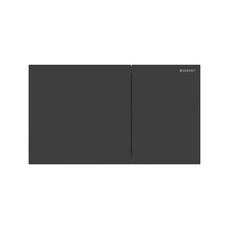 PULSADOR GEBERIT SIGMA70 DOBLE DESCARGA SQUARE NEGRO MATE 250 MM