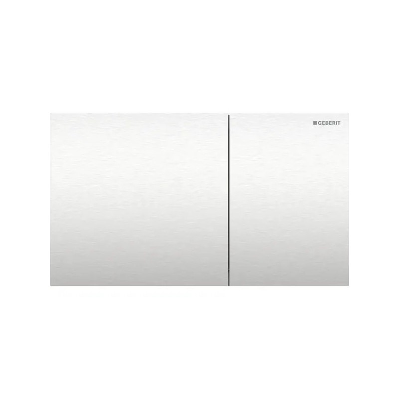 PULSADOR GEBERIT SIGMA70 DOBLE DESCARGA SQUARE CEPILLADO 250 MM