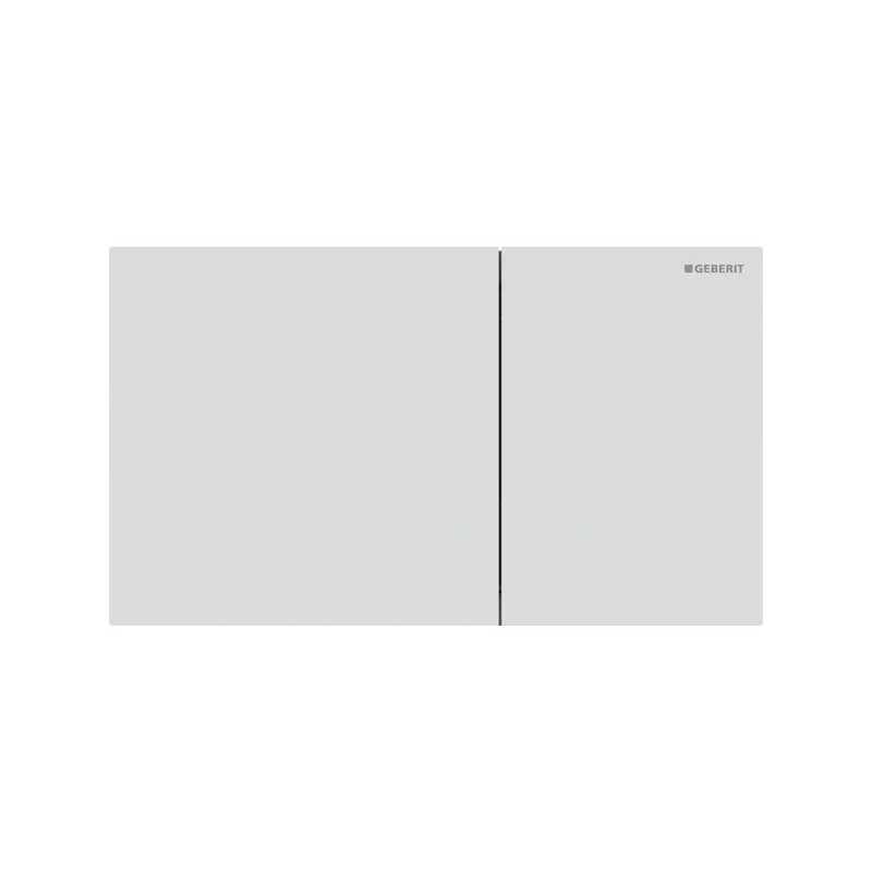 PULSADOR GEBERIT SIGMA70 DOBLE DESCARGA SQUARE BLANCO MATE 250 MM