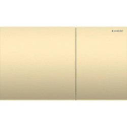 PULSADOR GEBERIT SIGMA70 DOBLE DESCARGA SQUARE LATÓN CEPILLADO 250 MM