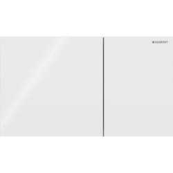 PULSADOR GEBERIT SIGMA70 DOBLE DESCARGA SQUARE BLANCO 250 MM