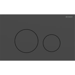 PULSADOR GEBERIT SIGMA70 DOBLE DESCARGA SQUARE NEGRO 250 MM