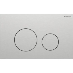 Pulsador Geberit Sigma40 para doble descarga, round