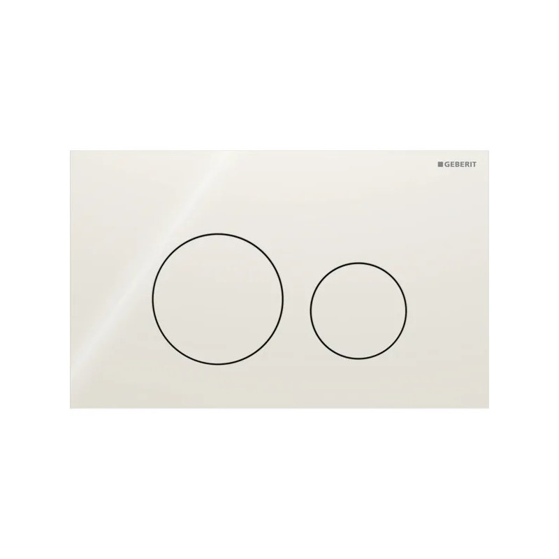 Pulsador Geberit Sigma40 para doble descarga, round