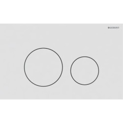 Pulsador Geberit Sigma40 para doble descarga, round