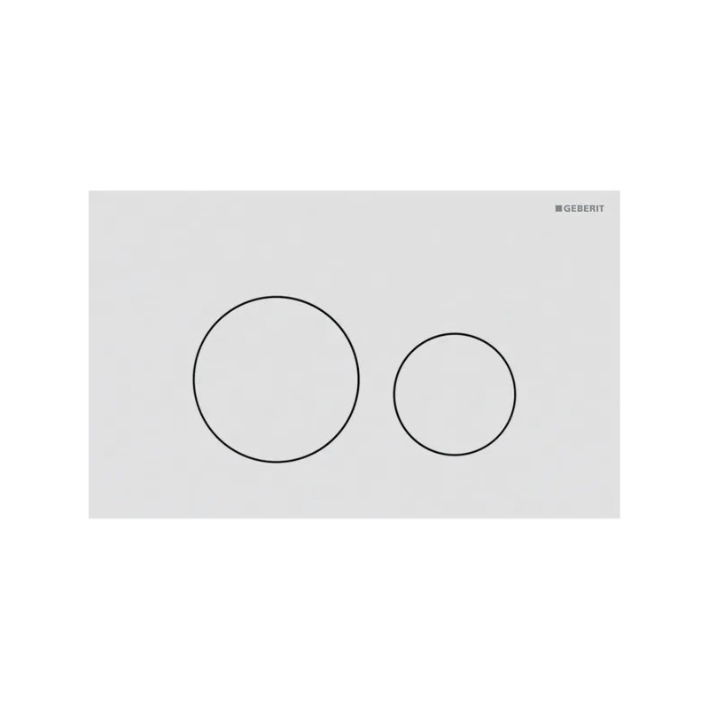 Pulsador Geberit Sigma40 para doble descarga, round