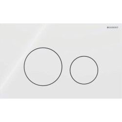 Pulsador Geberit Sigma40 para doble descarga, round