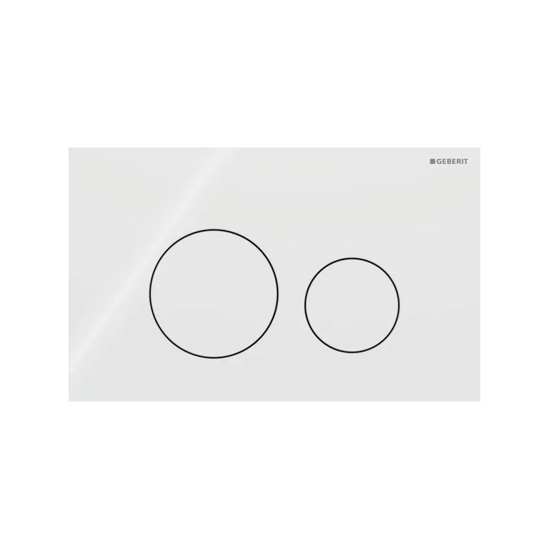 Pulsador Geberit Sigma40 para doble descarga, round