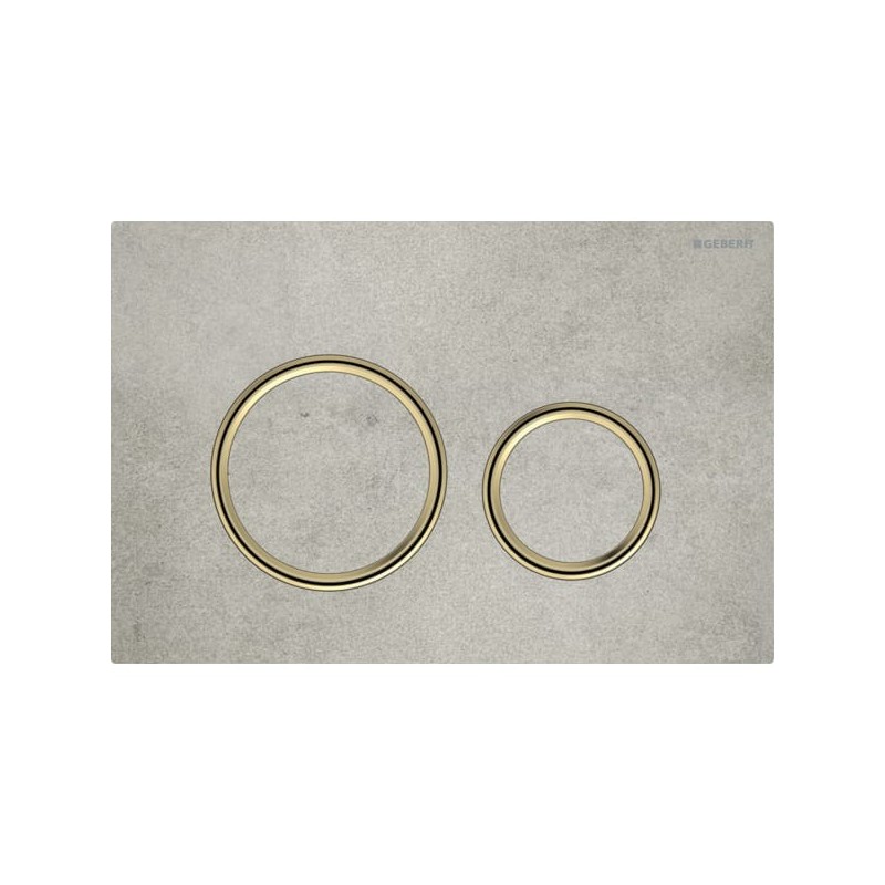 Pulsador Geberit Sigma50 (ex. Sigma21) para doble descarga, round Pulsador Geberit Sigma50 (ex. Sigma21) para doble descarga, round