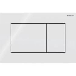 Pulsador Geberit Sigma01 para doble descarga, square