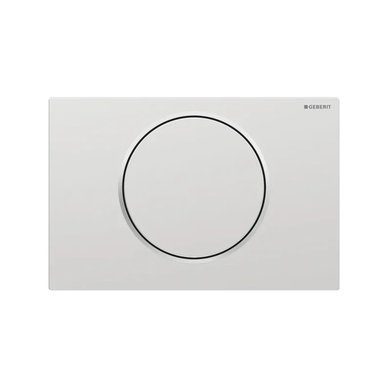 Pulsador Geberit Sigma10 para descarga interrumpible, round
