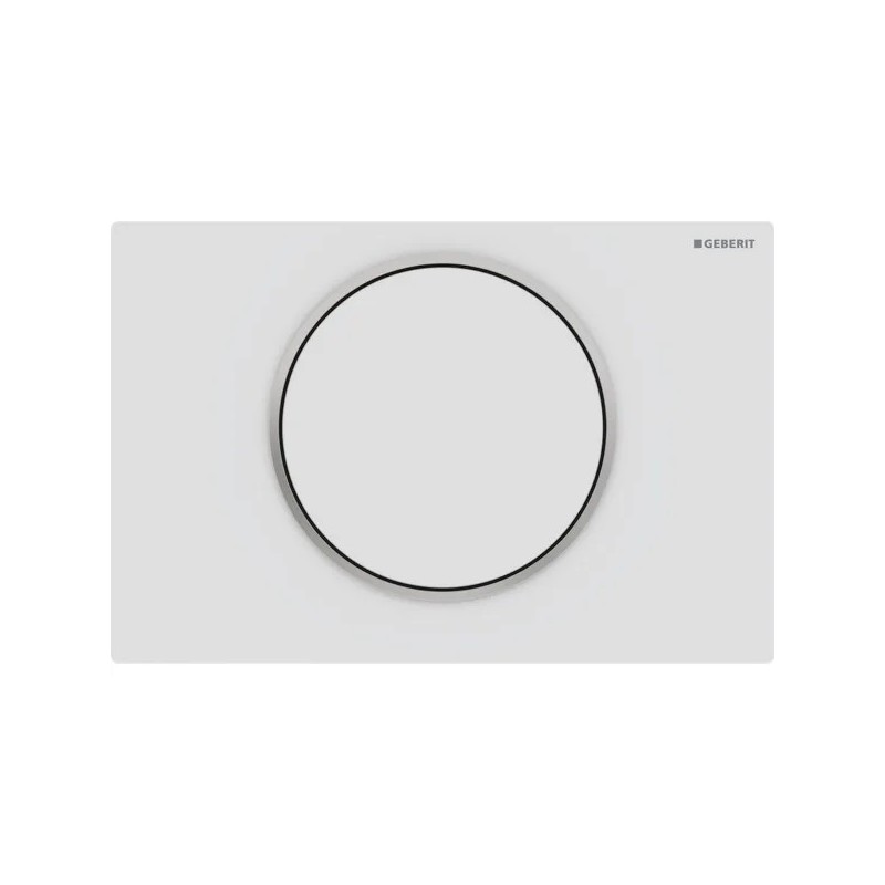 Pulsador Geberit Sigma10 para descarga interrumpible, round