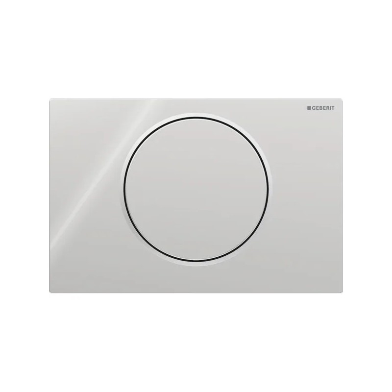 Pulsador Geberit Sigma10 para descarga interrumpible, round
