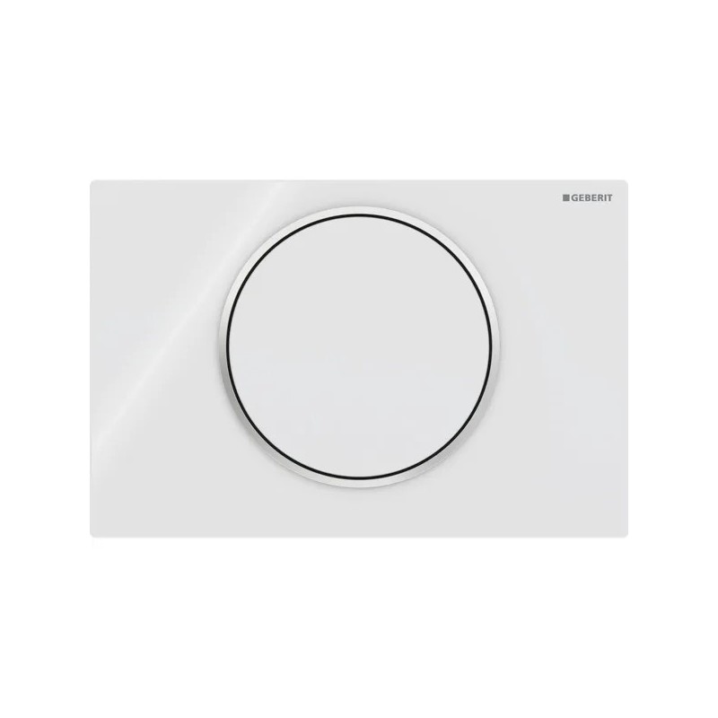 Pulsador Geberit Sigma10 para descarga interrumpible, round