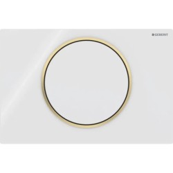 Pulsador Geberit Sigma10 para descarga interrumpible, round