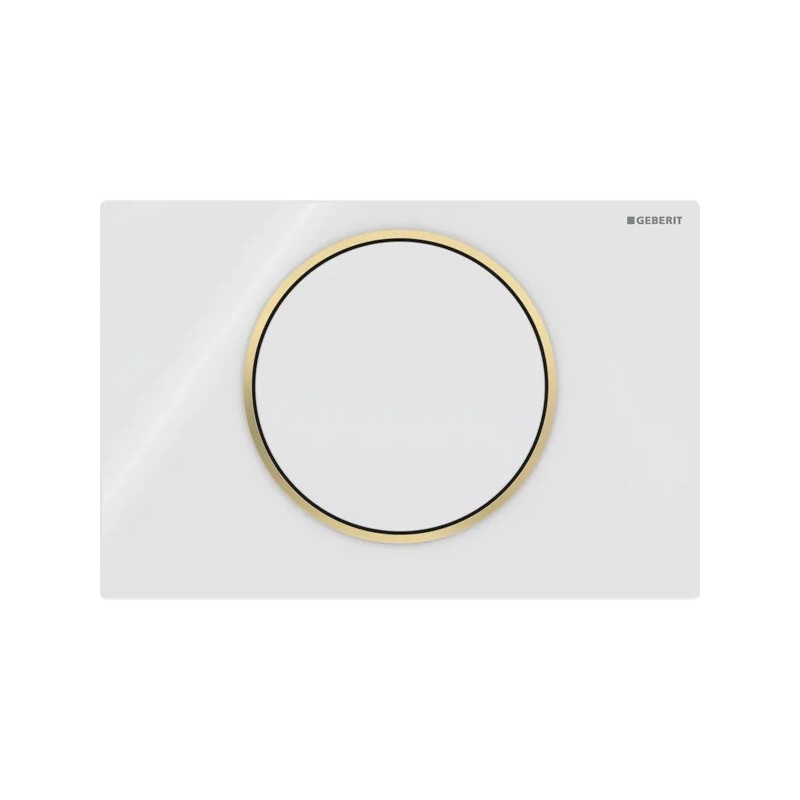 Pulsador Geberit Sigma10 para descarga interrumpible, round