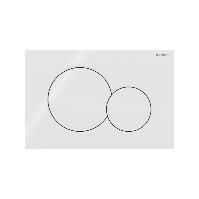 Pulsador Geberit Sigma01 para doble descarga, round