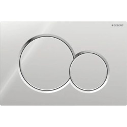 Pulsador Geberit Sigma01 para doble descarga, round
