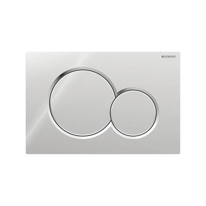 Pulsador Geberit Sigma01 para doble descarga, round