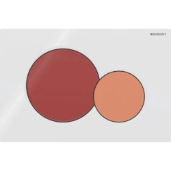 Pulsador Geberit Sigma01 para doble descarga, round, para inodoro Bambini