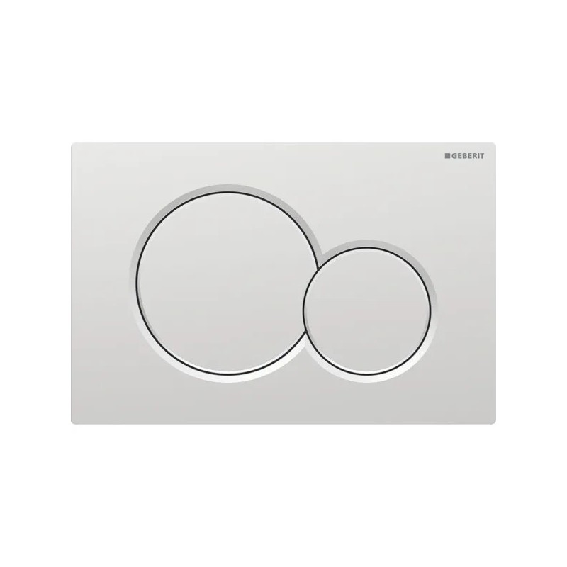 Pulsador Geberit Sigma01 para doble descarga, round