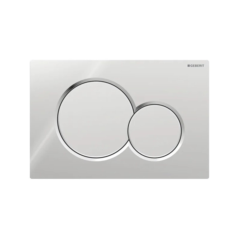 Pulsador Geberit Sigma01 para doble descarga, round